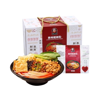 柳江人家螺蛳粉330g*5袋礼盒广西柳州特产酸辣螺丝粉方便面