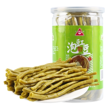 泡豇豆500g泡菜即食搭配酸豇豆角炒肉末腌菜下饭菜泡菜